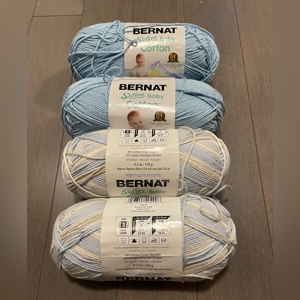 Bernat Softee Baby Cotton Yarn